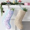 21" Christmas Iridescence Sequins Stocking With Bow - Wondershop™ -Christmas Decorations Shop GUEST ad9e062a 126d 45c1 bb7f a2bdc1b98d32