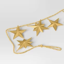 72" Christmas Gold Star Garland - Wondershop™ 5 72" Christmas Gold Star Garland - Wondershop™ -Christmas Decorations Shop GUEST af2a529b 7bf2 42a4 9aaf 456b5191097d