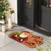 1'6"x2'6" Christmas Santa 'Ho Ho Ho' Coir Doormat Red - Wondershop™: Outdoor Novelty Rug, Medium Pile, Latex Backing -Christmas Decorations Shop GUEST b1d199f1 9d24 4690 bc99 d0b96299de0b