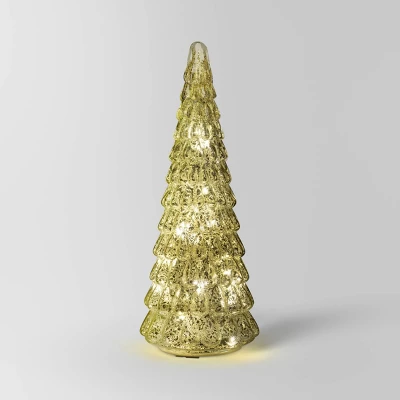 15" Christmas Mercury Glass Tiered Classic Tree Decor - Wondershop™ 7 15" Christmas Mercury Glass Tiered Classic Tree Decor - Wondershop™ - Image 5