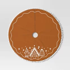 48" Christmas Gingerbread Scene Tree Skirt Brown - Wondershop™ -Christmas Decorations Shop GUEST b56f708a 8c71 4052 94ab 36a281960a56