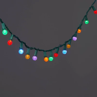 60ct LED Faceted Sphere Christmas String Lights With Green Wire - Wondershop™ 8 60ct LED Faceted Sphere Christmas String Lights With Green Wire - Wondershop™ - Image 6
