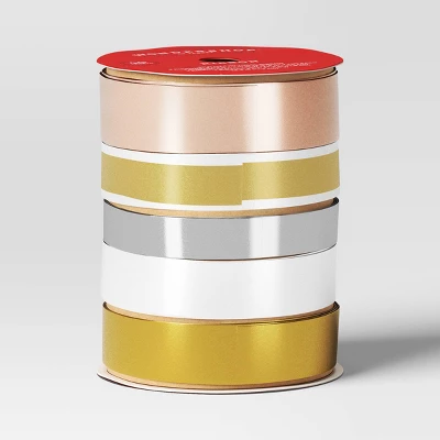 5 End Flat Christmas Ribbon 40' - Wondershop™ 4 5 End Flat Christmas Ribbon 40' - Wondershop™ - Image 2