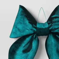 12" Christmas Velvet Bow Decor Teal - Wondershop™ -Christmas Decorations Shop GUEST c7075922 5859 490a 8590 b5d73a9b6c9f