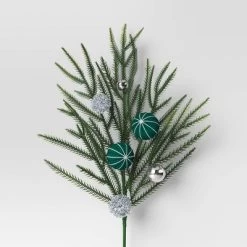 4ct Christmas Greenery Picks Green/Silver Decorative Balls - Wondershop™ -Christmas Decorations Shop GUEST cb9a9c5a 966b 4de5 99ac 2563e2f0b253