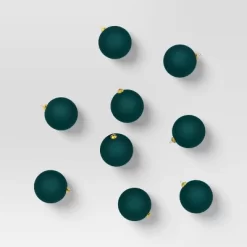 9ct 80mm Christmas Flocked Ball Ornament Set - Wondershop™ -Christmas Decorations Shop GUEST d0472f6c 1fa1 4e7b 8ad3 9a64d439a6ff