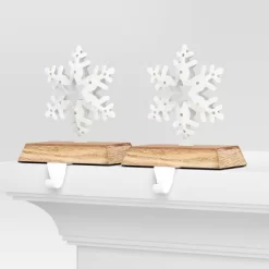 2pk Christmas Lit Snowflake Stocking Holder - Wondershop™ -Christmas Decorations Shop GUEST d9506c9d 88ba 496c 8aa0 49d36ef4c59e