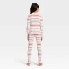Kids' "Let It Snow" Fair Isle Cozy Knit Long Sleeve Shirt And Pants Holiday Matching Family Pajama Set - Wondershop™ Cream -Christmas Decorations Shop GUEST dbfffe50 8e4e 4e80 bee4 ed159667b407