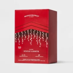 300ct High Density Christmas Icicle Lights Clear With White Wire - Wondershop™: Indoor/Outdoor, Incandescent -Christmas Decorations Shop GUEST df02da21 f801 4789 aea1 da94ea459138