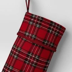 21" Christmas Woolen Yarn Dyed Fabric Stocking Red/Green Plaid - Wondershop™ 4 21" Christmas Woolen Yarn Dyed Fabric Stocking Red/Green Plaid - Wondershop™ -Christmas Decorations Shop GUEST e07afb51 db8c 49ec 876d 8a37f96729b5