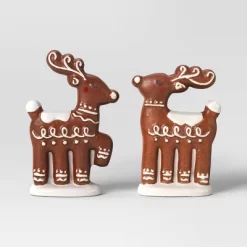 2pk Christmas Ceramic Gingerbread Decor - Wondershop™ -Christmas Decorations Shop GUEST e1639aff e172 47b1 a556 85dc2799d61a