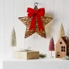 30ct Battery Operated Christmas Hanging Twisted Faux Rattan Star With Red Velvet Bow - Warm White Lights - Wondershop™ -Christmas Decorations Shop GUEST e3bcb254 9859 45f5 a898 61599ff1979a