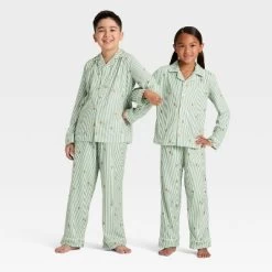 Kids' Gingerbread Striped Long Sleeve Shirt And Pants Holiday Matching Family Pajama Set - Wondershop™ Cream 11 Kids' Gingerbread Striped Long Sleeve Shirt And Pants Holiday Matching Family Pajama Set - Wondershop™ Cream -Christmas Decorations Shop GUEST e4fb2d40 3fe3 4b2d a8fc 2c4209323f3e