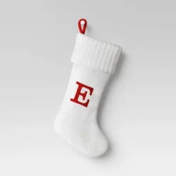 Knit Monogram Christmas Stocking White - Wondershop™ -Christmas Decorations Shop GUEST e67d3fea 9476 4163 96cf cf92983dc465