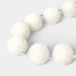 72" Christmas All White Poms Garland Ivory - Wondershop™ -Christmas Decorations Shop GUEST e6c95e4e 7e03 4c4a 8a4f d937f8e089fe