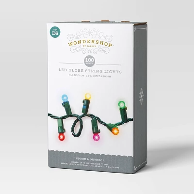 100ct LED Mini Sphere Christmas Orb And Globe String Lights With Green Wire - Wondershop™ 6 100ct LED Mini Sphere Christmas Orb And Globe String Lights With Green Wire - Wondershop™ - Image 4