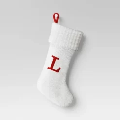 Knit Monogram Christmas Stocking White - Wondershop™ -Christmas Decorations Shop GUEST e84f17d3 cf25 4896 a4e8 9097058925be
