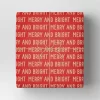 30” 20 Sq Ft Christmas Roll Wrap Merry And Bright - Wondershop™
