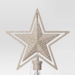 Christmas Lit Auto Rotating Star Tree Topper 5 Point Gold - Wondershop™ -Christmas Decorations Shop GUEST eab8f2d3 0369 4671 9bbc 92d1ca8bea95