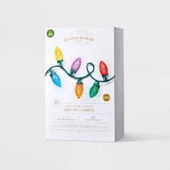 25ct LED C9 Faceted Christmas String Lights With Green Wire - Wondershop™ 11 25ct LED C9 Faceted Christmas String Lights With Green Wire - Wondershop™ -Christmas Decorations Shop GUEST ec90a092 b08a 4c86 b818 00f59351f57a