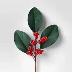 4pc Christmas Pick Set 2 Magnolia Leaf 2 Red Poinsettia - Wondershop™ -Christmas Decorations Shop GUEST f4255727 4432 43e9 bc15 cf1d5326592b