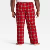 Men's Plaid Microfleece Holiday Matching Family Pajama Pants - Wondershop™ Red -Christmas Decorations Shop GUEST f596988d 2bc0 48db b2f6 0263d614ab24