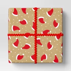 18' Christmas Fabric Ribbon Red Ric Rac - Wondershop™