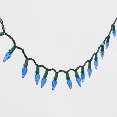 60ct LED C6 Faceted Christmas String Lights With Green Wire - Wondershop™ 4 60ct LED C6 Faceted Christmas String Lights With Green Wire - Wondershop™ - Image 2