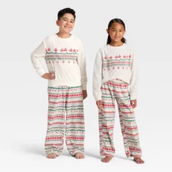 Kids' "Let It Snow" Fair Isle Microfleece Holiday Matching Family Pajama Pants - Wondershop™ Cream 9 Kids' "Let It Snow" Fair Isle Microfleece Holiday Matching Family Pajama Pants - Wondershop™ Cream -Christmas Decorations Shop GUEST f7d95059 5f07 40cf 82da 71d55621510c