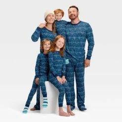 Kids' Hanukkah Ribbed Long Sleeve Shirt And Pants Holiday Matching Family Pajama Set - Wondershop™ Blue 10 Kids' Hanukkah Ribbed Long Sleeve Shirt And Pants Holiday Matching Family Pajama Set - Wondershop™ Blue -Christmas Decorations Shop GUEST f7e67a46 fc58 4c62 9919 e82cb070c11c 3