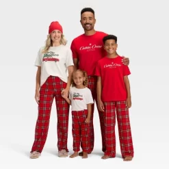 Kids' Plaid Microfleece Holiday Matching Family Pajama Pants - Wondershop™ Red -Christmas Decorations Shop GUEST f8d441c8 7424 4ee6 bcfd bcd59a7dfece 3