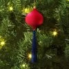 Christmas Onion Shaped Flocked Hot Pink Ornament With Tassel - Wondershop™ -Christmas Decorations Shop GUEST fc0be2cb d01c 4fc6 8c5c dd219a848e21